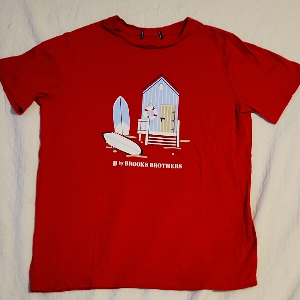 Brooks Brothers Red Surf Graphic Tee